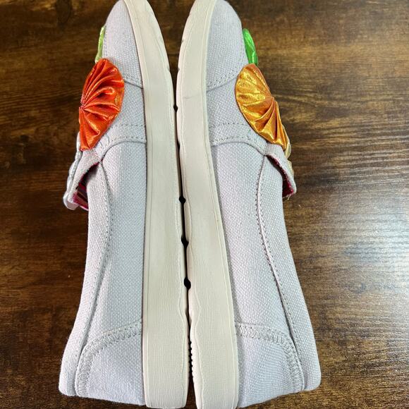 Sanuk Sidewalk Surfer Lite 2 Shoes 7.5 Womens Harbor Mist Canvas Comfort Slip On - Picture 10 of 12